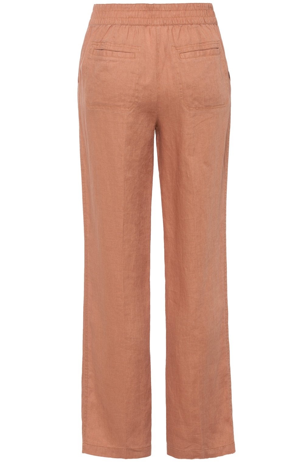 Biscotti Mona Straight Fit Linen Trousers
