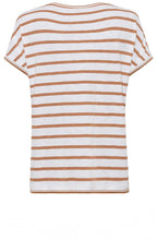 Biscotti Stripes and Sky Floral T Shirt