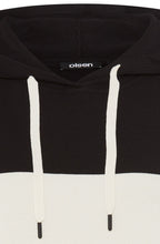 Black and Canvas Beige Cora Hooded Jumper
