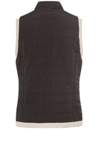 Black and Cream Reversible Gilet