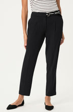 Black Belt Detail Straight Fit Lisa Trousers
