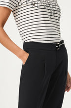 Black Belt Detail Straight Fit Lisa Trousers