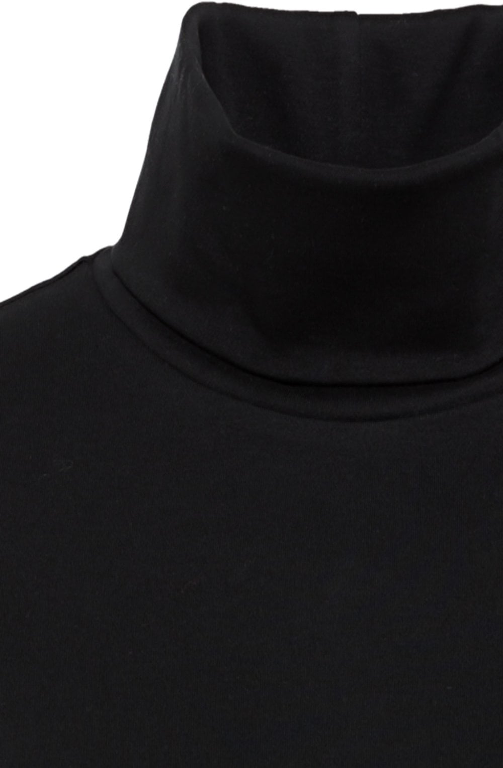 Black Casual Long Sleeve Turtleneck