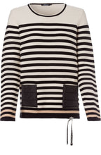 Black & Cream Striped Jumper