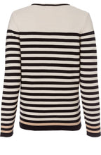 Black & Cream Striped Jumper