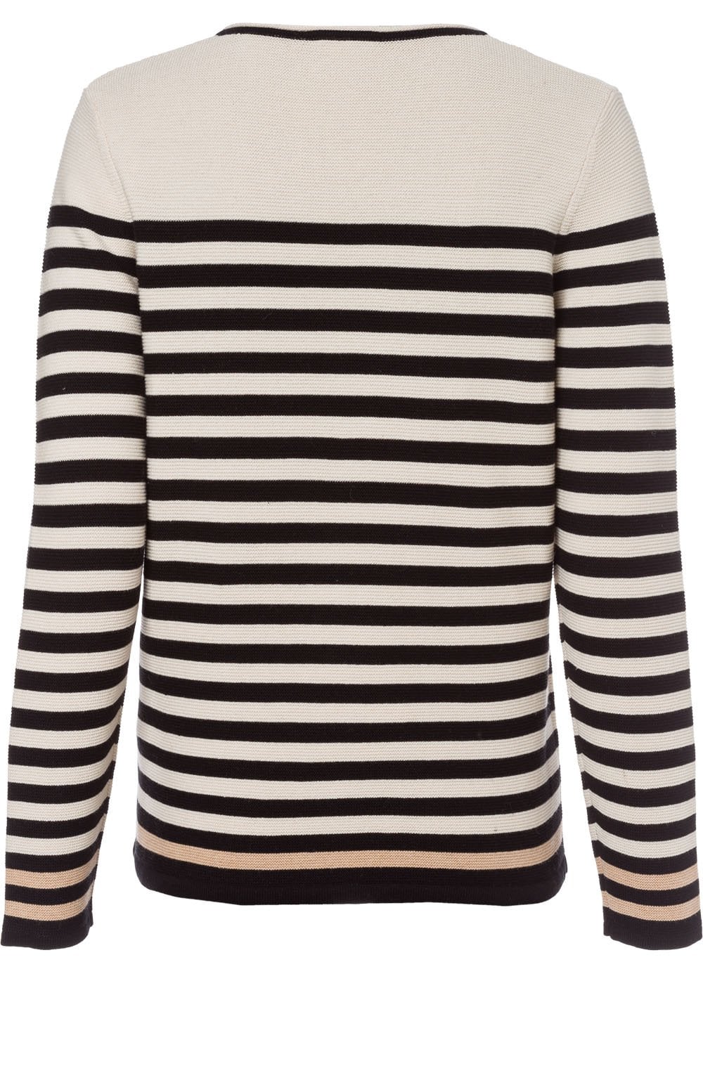 Black & Cream Striped Jumper