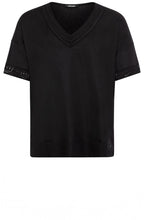 Black Crochet Detail Cosima Top
