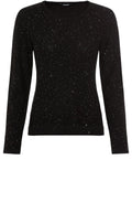 Black Delicate Knit Sparkle Jumper