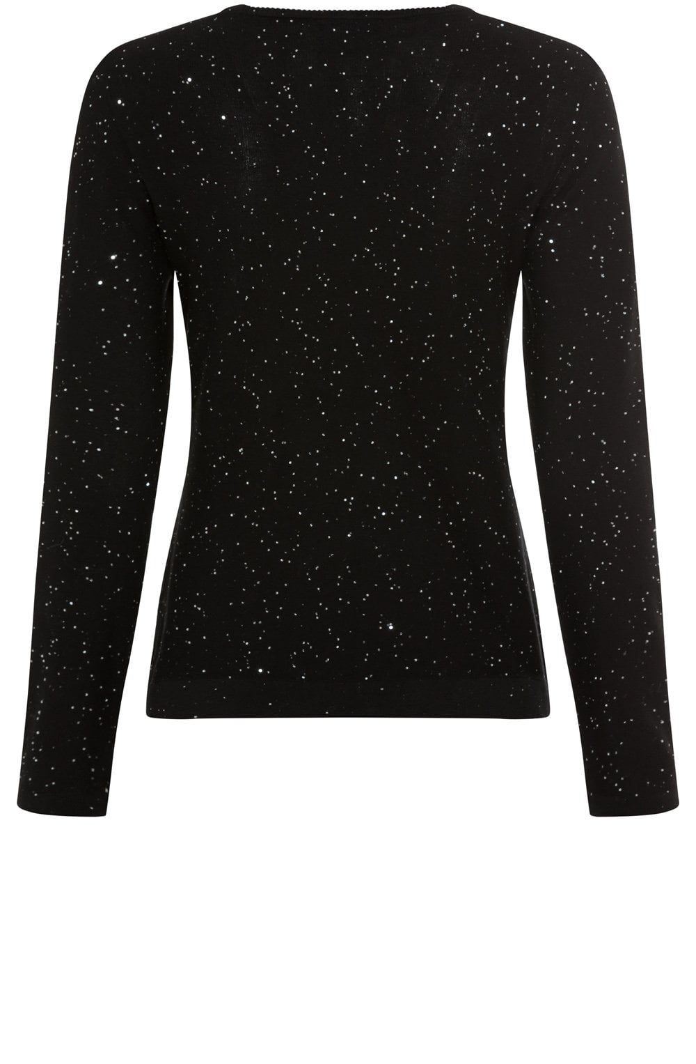 Black Delicate Knit Sparkle Jumper