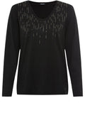 Black Diamante Hannah Top