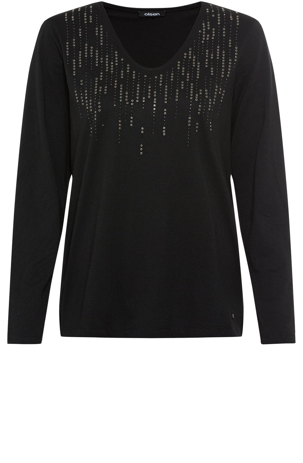 Black Diamante Hannah Top