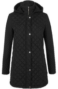Black Diamond Quilted Coat