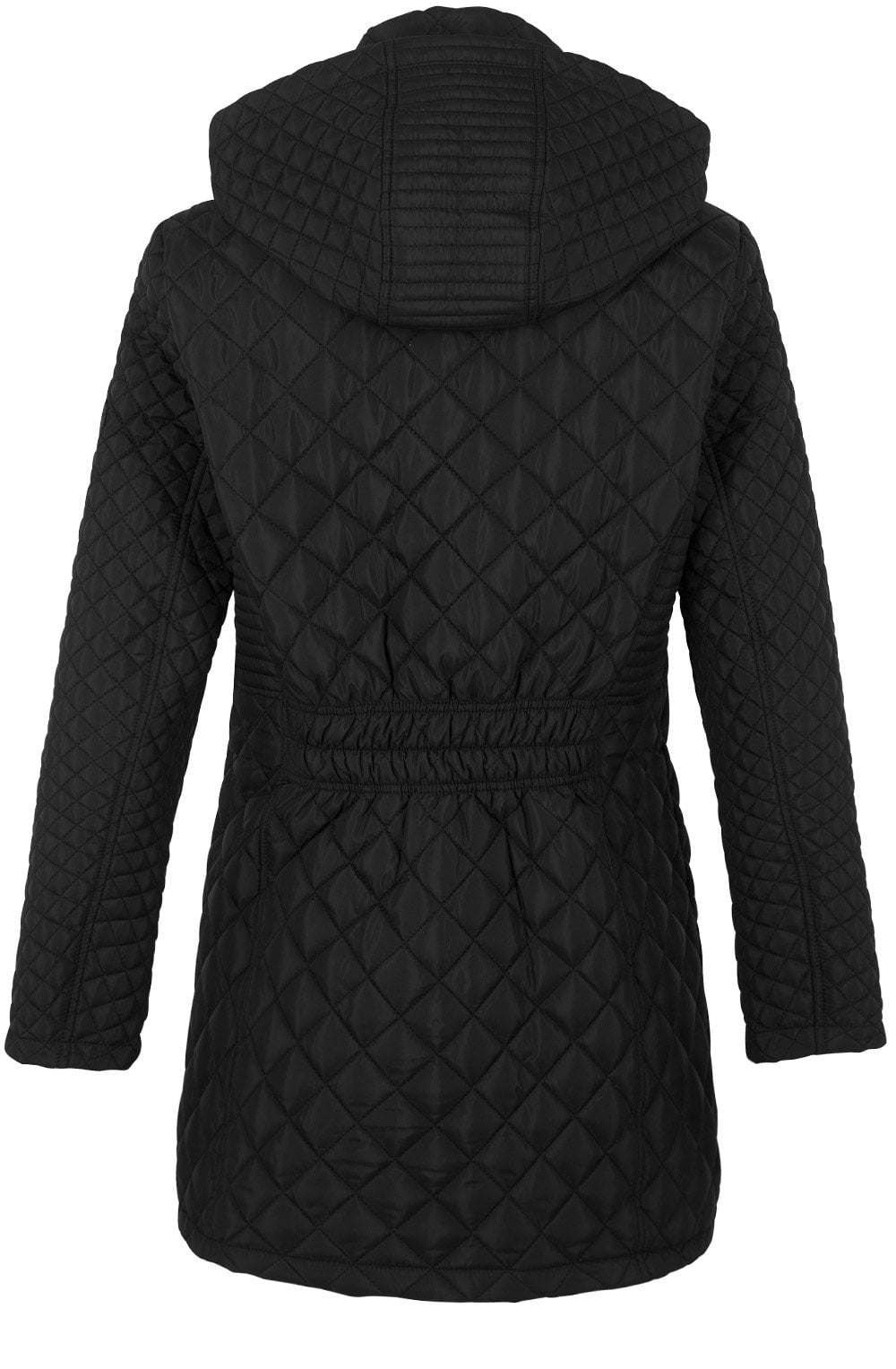 Black Diamond Quilted Coat