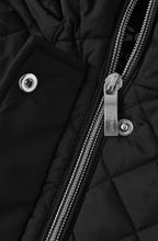 Black Diamond Quilted Coat
