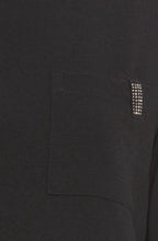 Black Drawstring Hem Clara Top