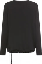 Black Drawstring Hem Clara Top
