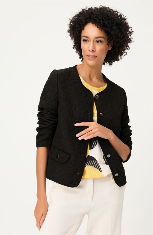 Black Embossed Jacket