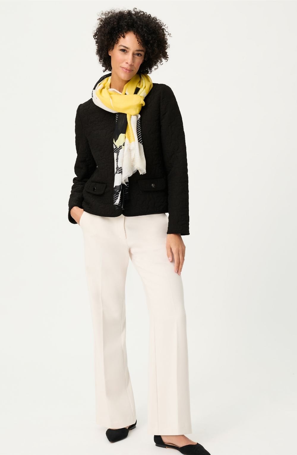 Black Embossed Jacket