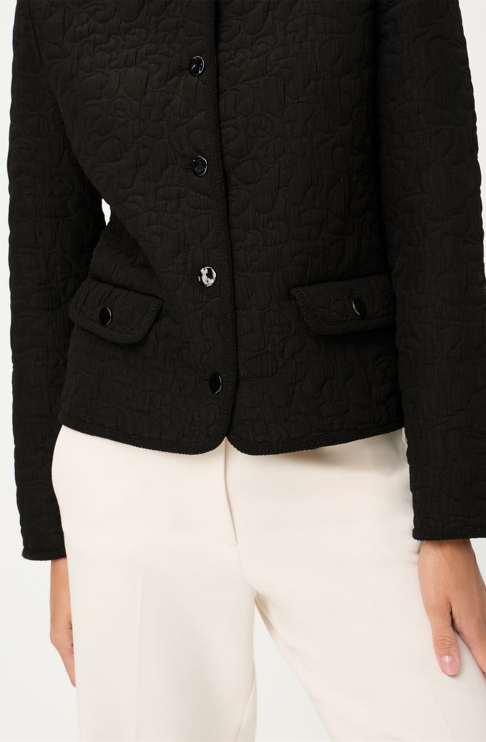 Black Embossed Jacket