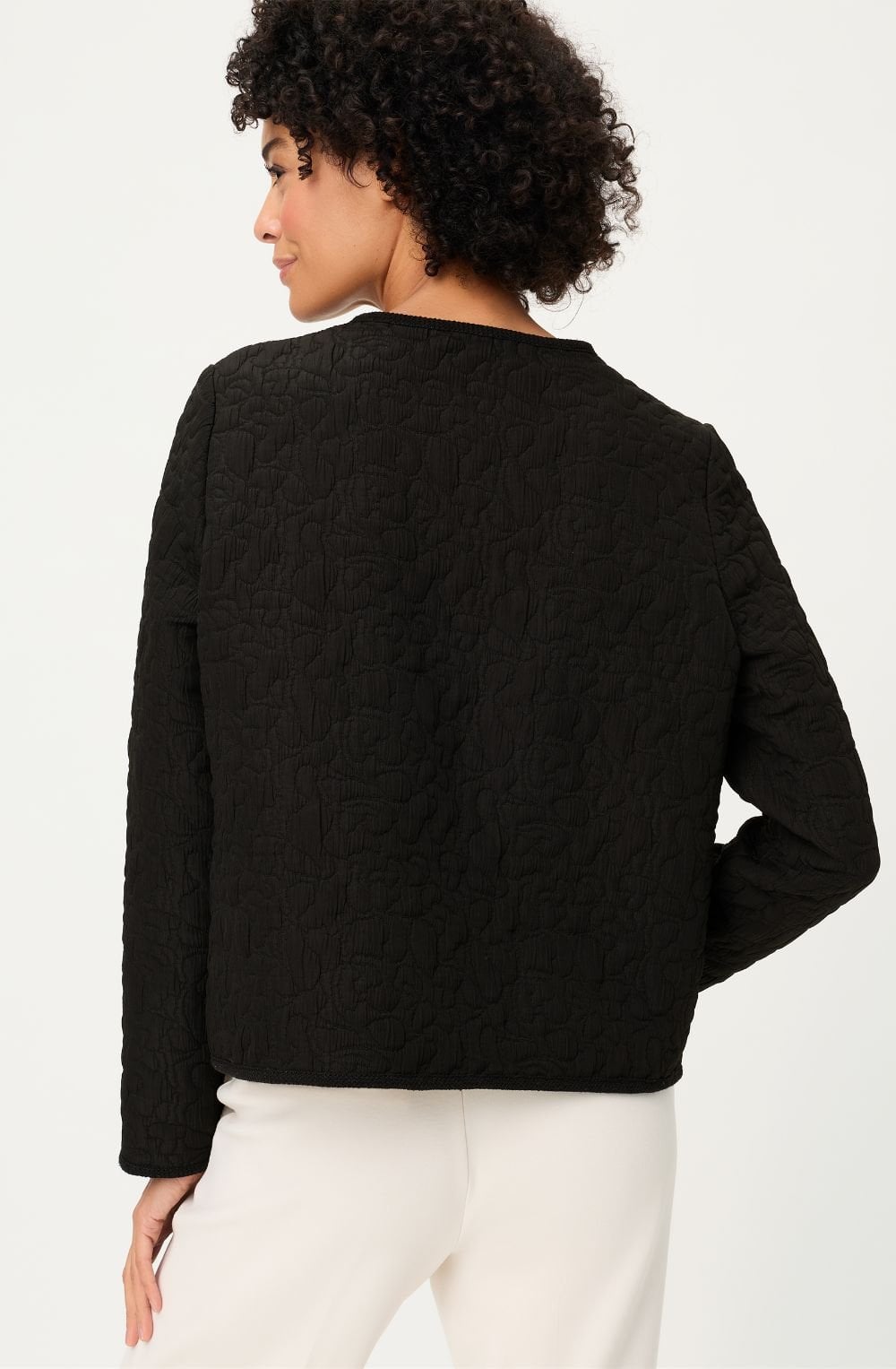 Black Embossed Jacket