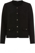 Black Embossed Jacket