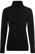 Black Eva Turtle Neck Jumper