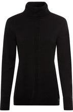 Black Eva Turtle Neck Jumper