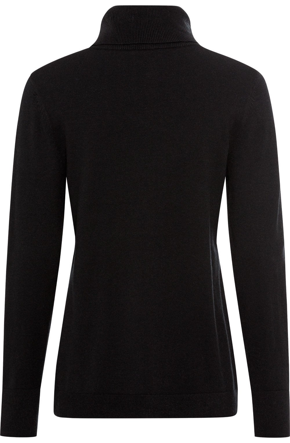 Black Eva Turtle Neck Jumper