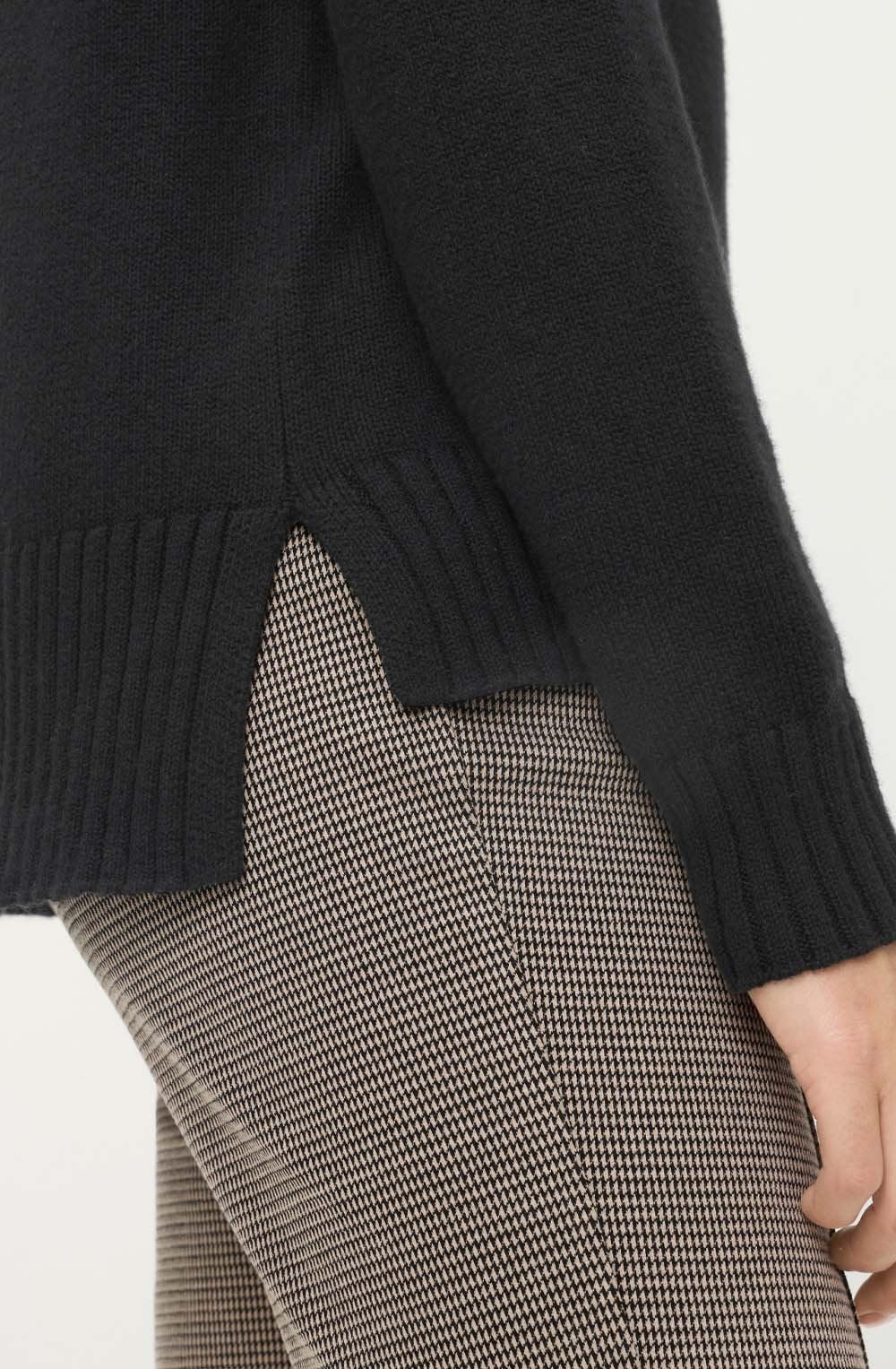 Black High Neck Cora Jumper