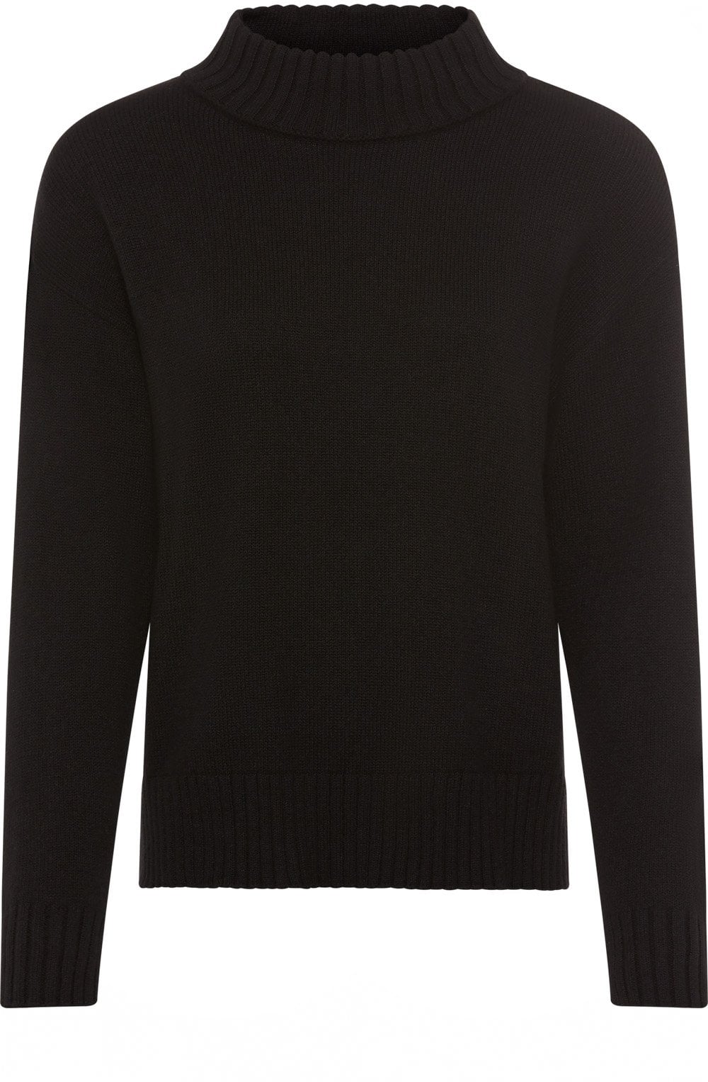 Black High Neck Cora Jumper
