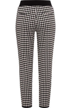 Black Houndstooth Lisa Slim Fit Trousers