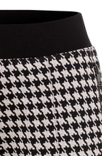 Black Houndstooth Lisa Slim Fit Trousers