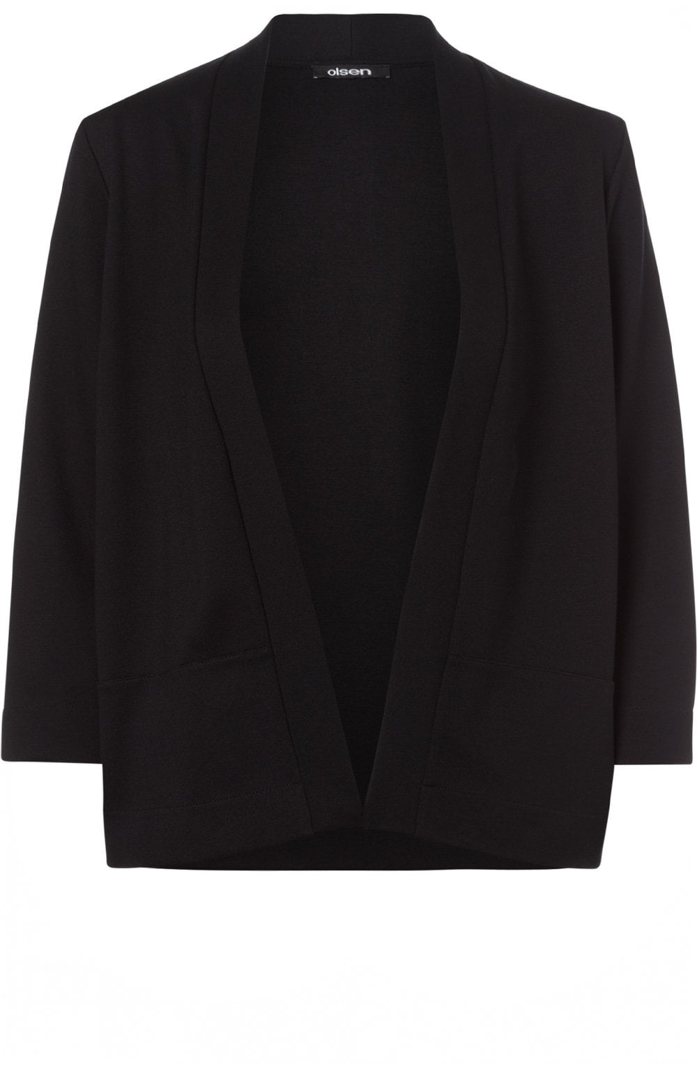 Black Jersey Jacket