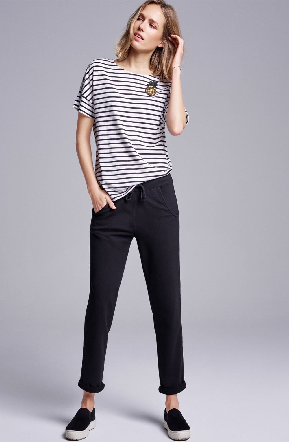 Black Jersey Lisa Pants