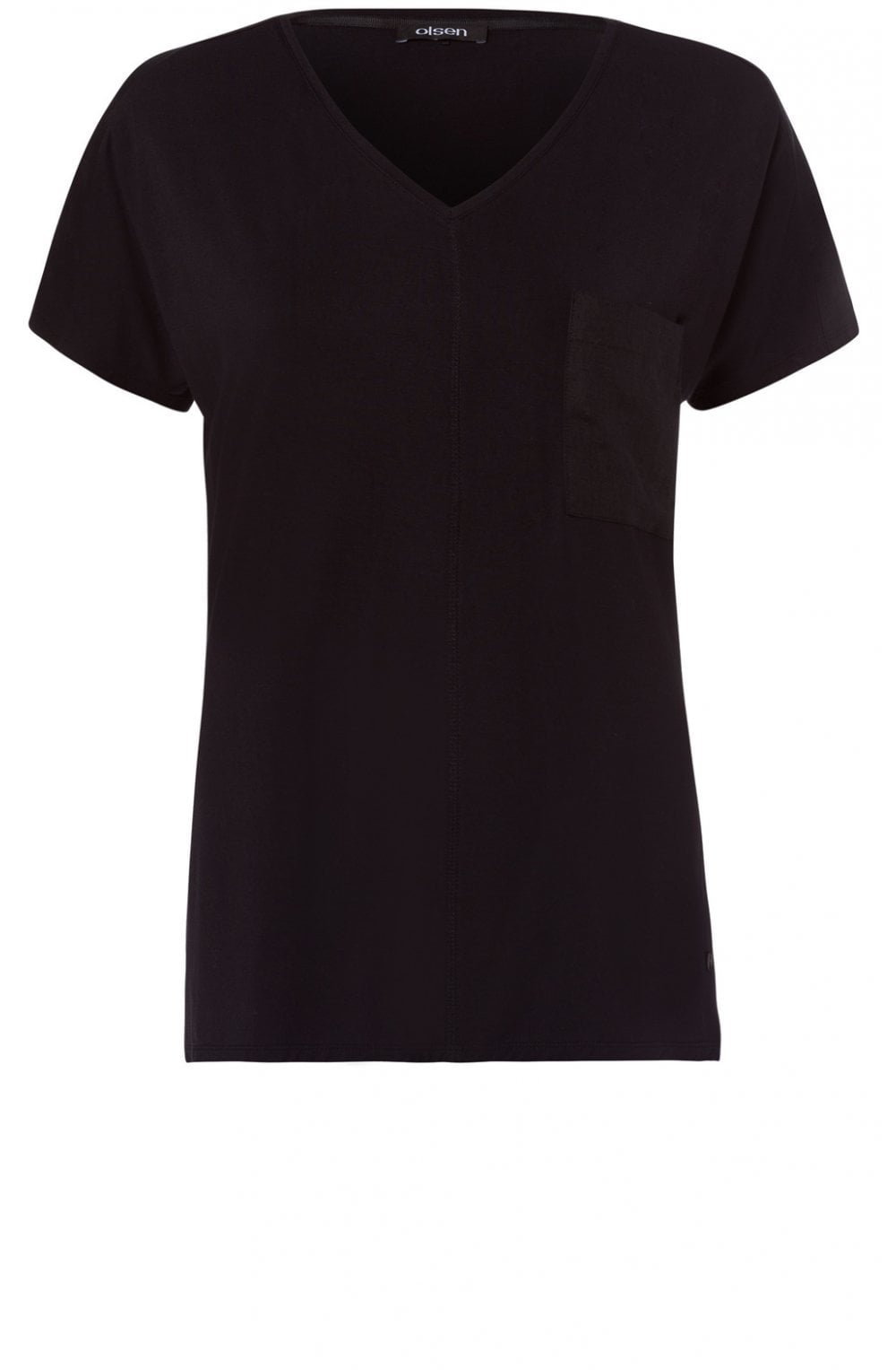 Black Jersey T Shirt