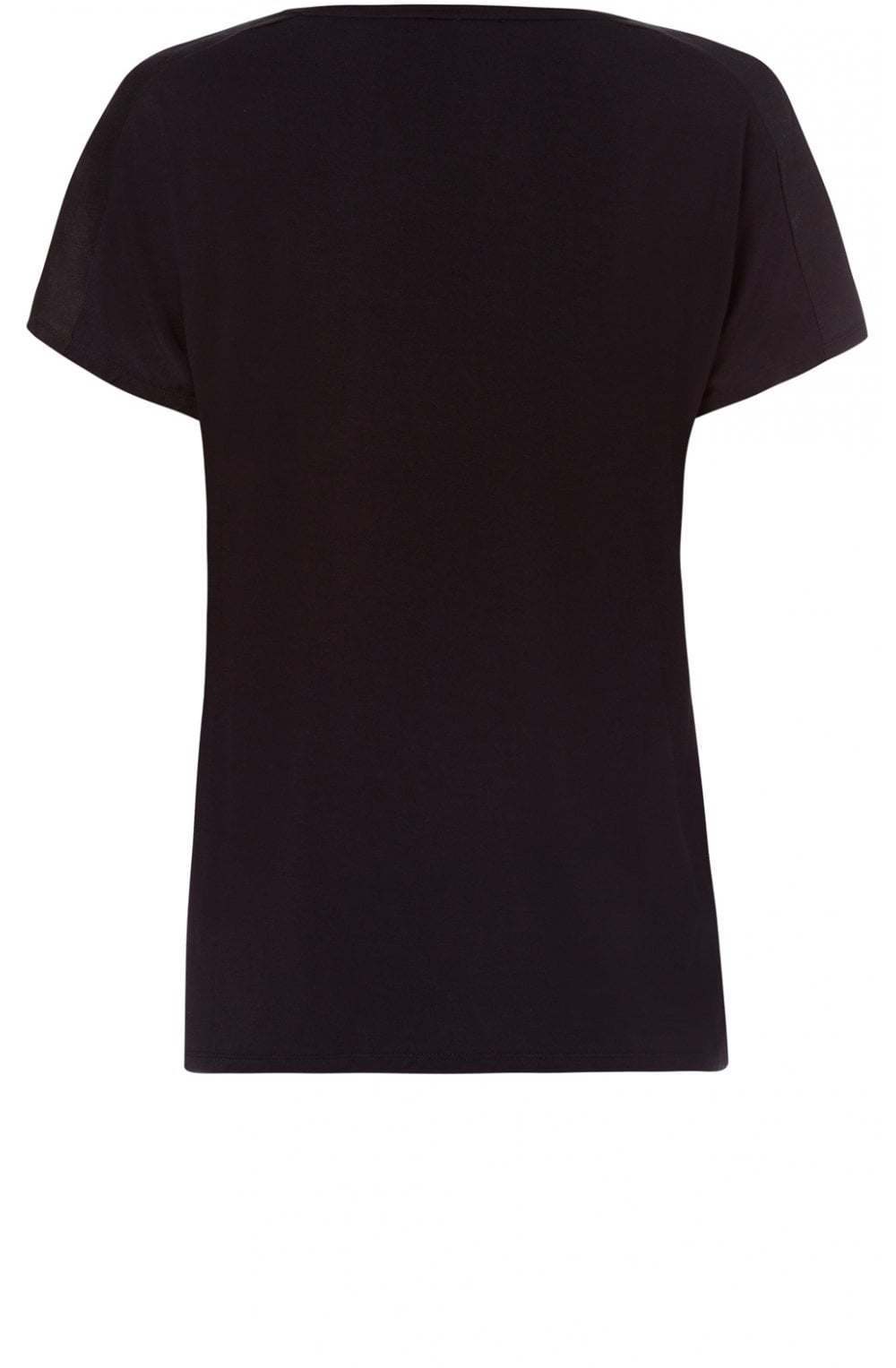 Black Jersey T Shirt