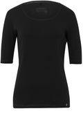 Black Jersey Top