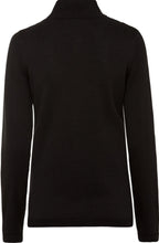 Black Knit Zip Up Cardigan