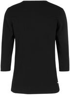 Black Layered Effect Sweater
