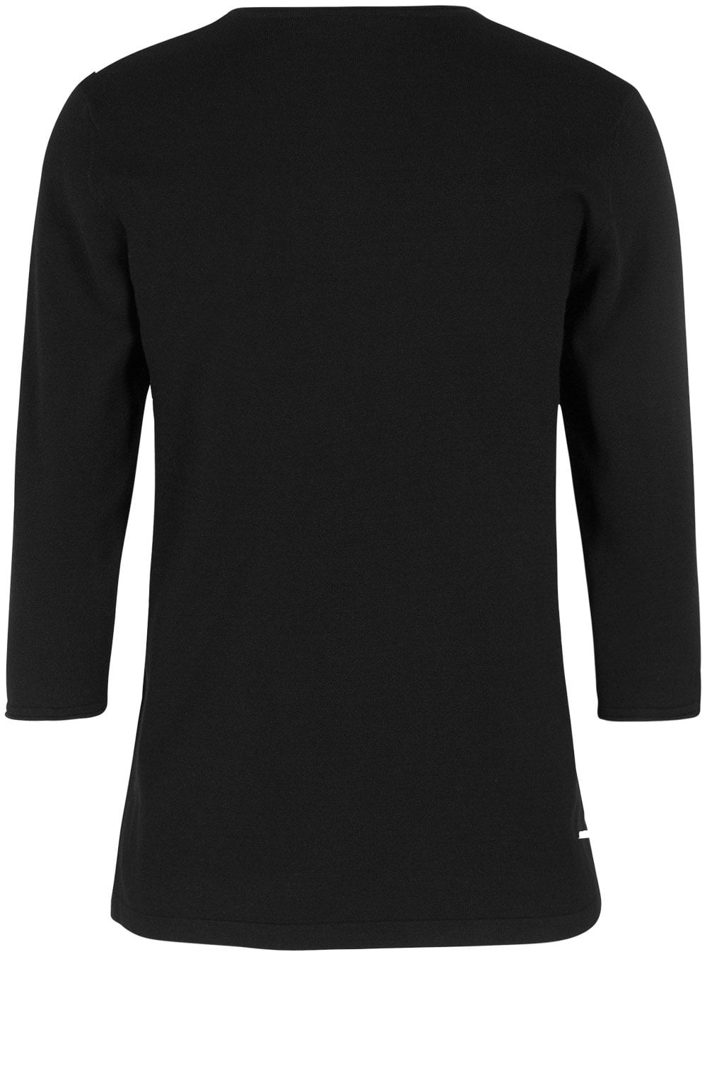 Black Layered Effect Sweater