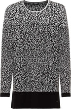 Black Leopard Print Jumper