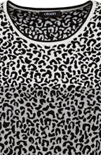 Black Leopard Print Jumper