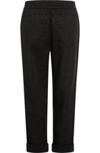 Black Linen Lisa Trousers