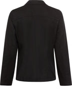 Black Linen Mix Blazer