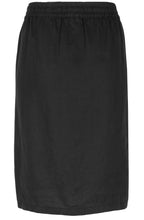 Black Linen Skirt