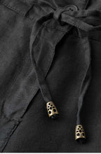 Black Linen Trousers