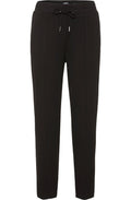 Black Lisa Straight Jersey Trousers