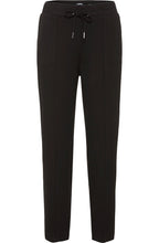 Black Lisa Straight Jersey Trousers