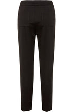 Black Lisa Straight Jersey Trousers