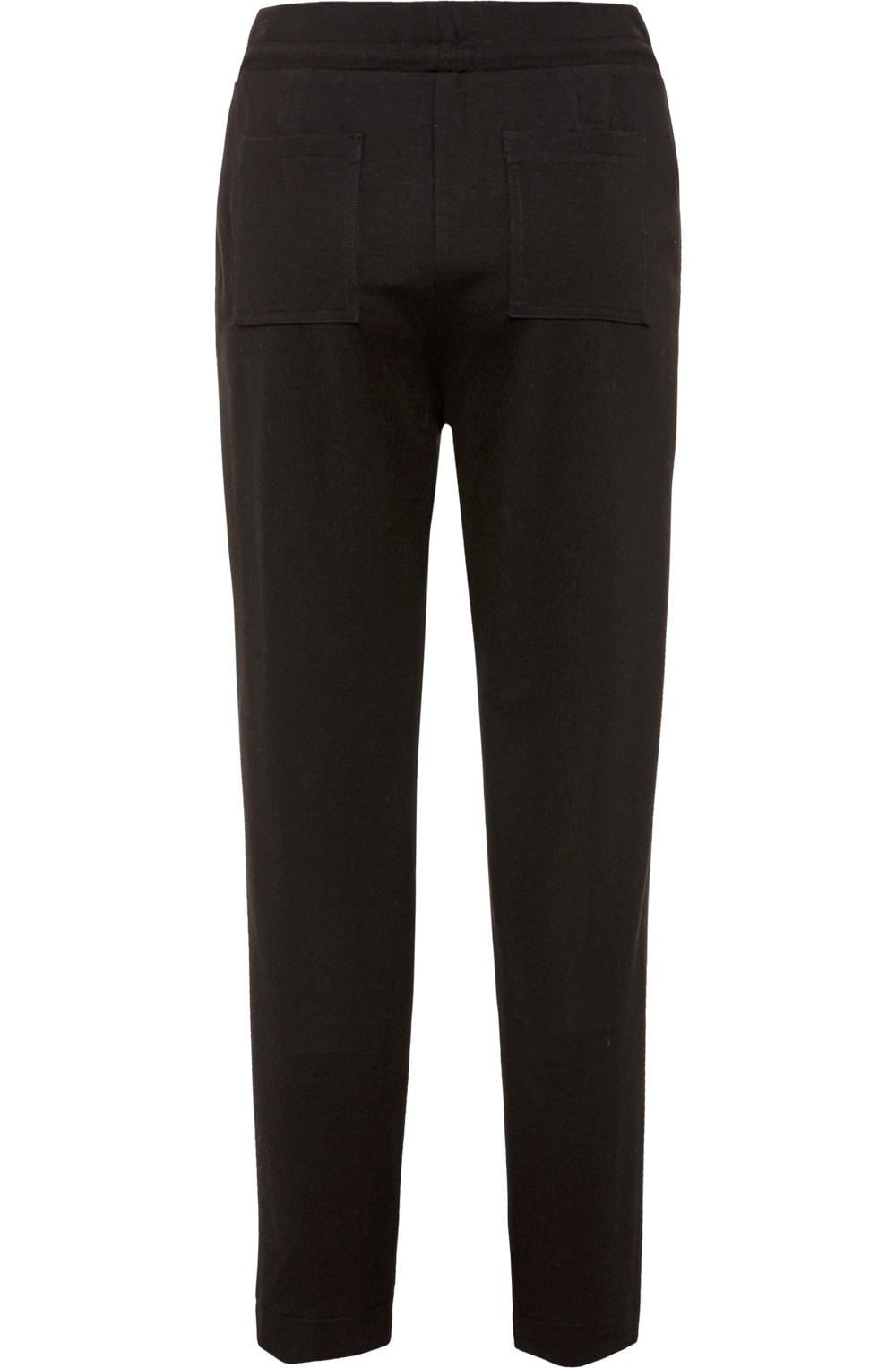 Black Lisa Straight Jersey Trousers